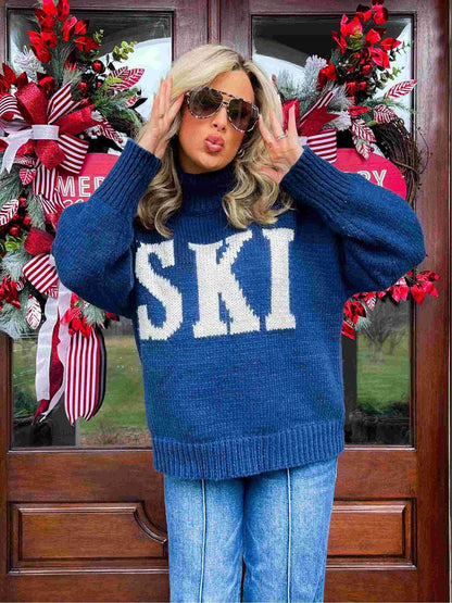 Willa™ | Retro Ski Turtleneck Sweater