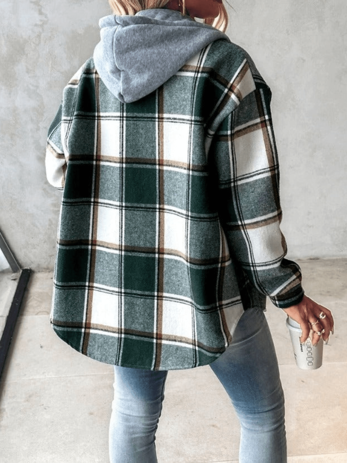 Noelle™ | Checkered Hooded Jacket