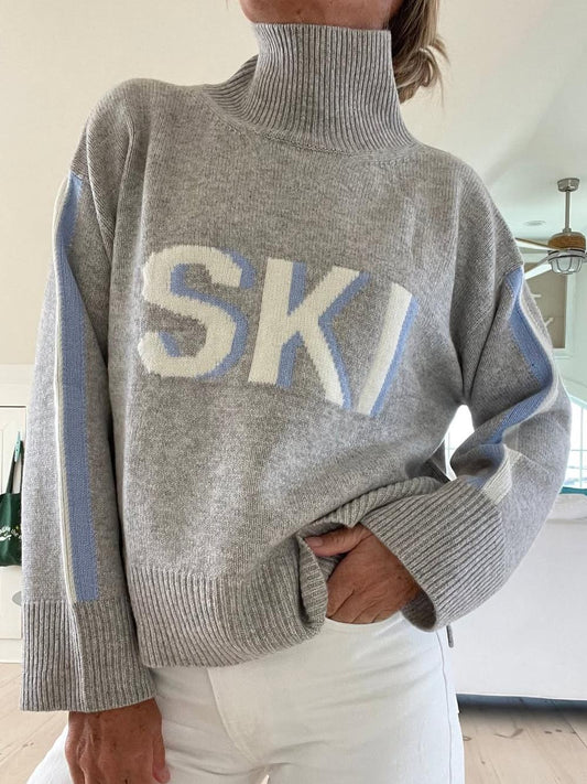 Willa™ | Retro Ski Turtleneck Sweater