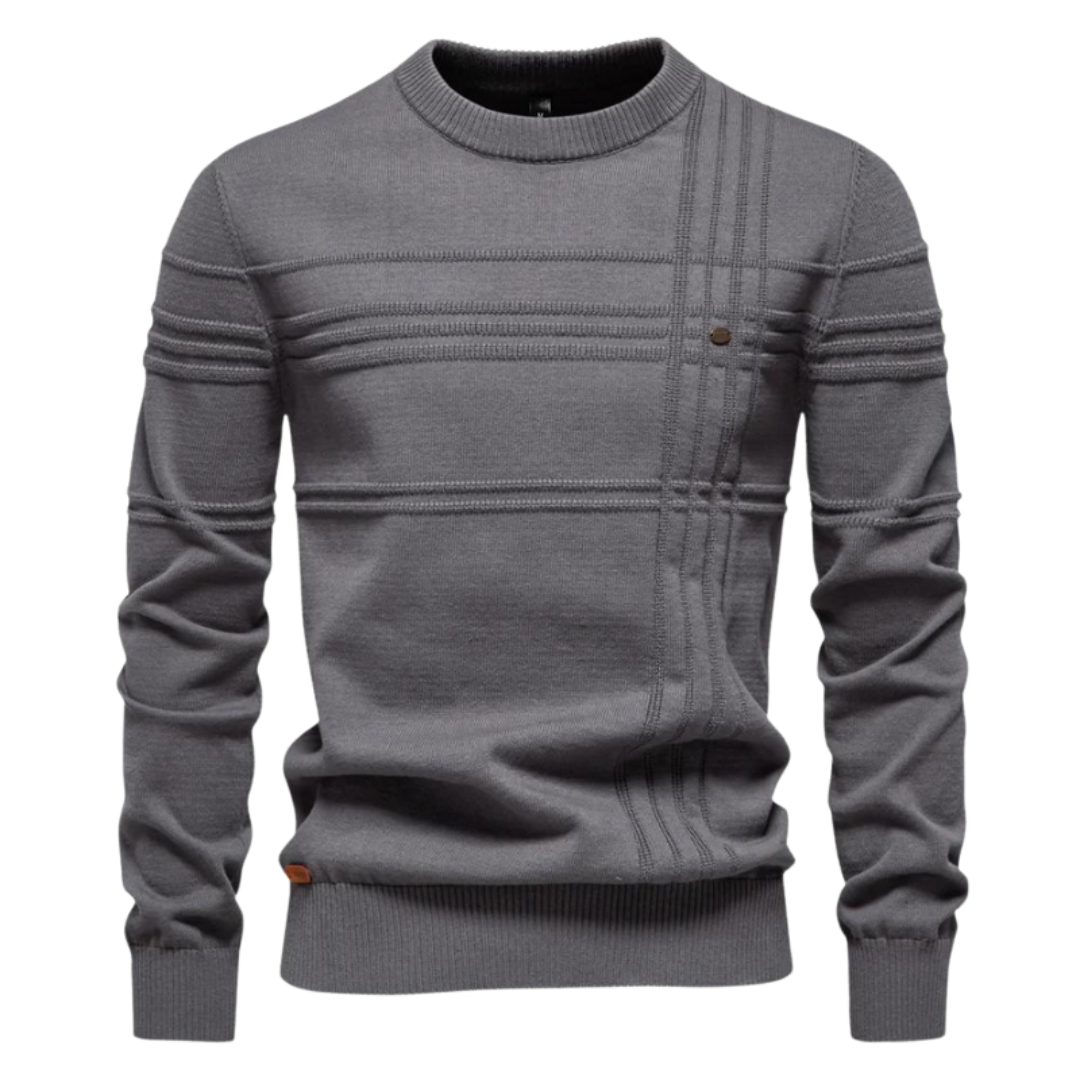 Nolan™ | Men's Check Knit Sweater