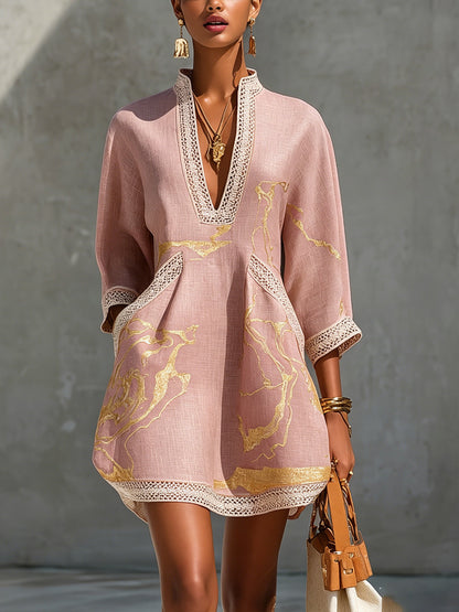 Clotilde™ Crocheted Lace Mini Dress