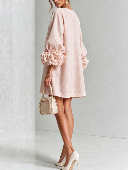 Grace | Floral Button-Front Mini Dress