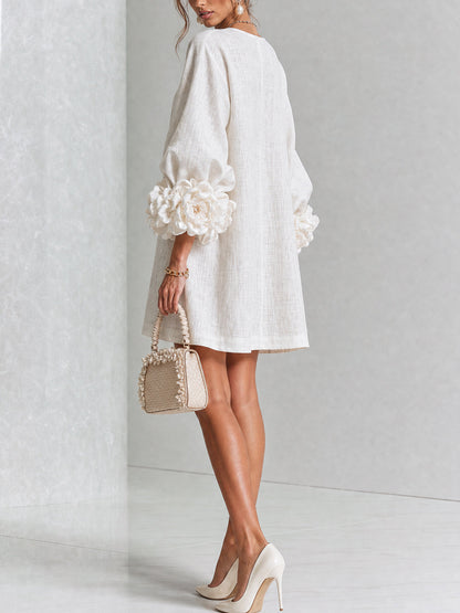 Grace | Floral Button-Front Mini Dress