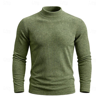 Callahan™ | Ribbed Mock-Neck Top