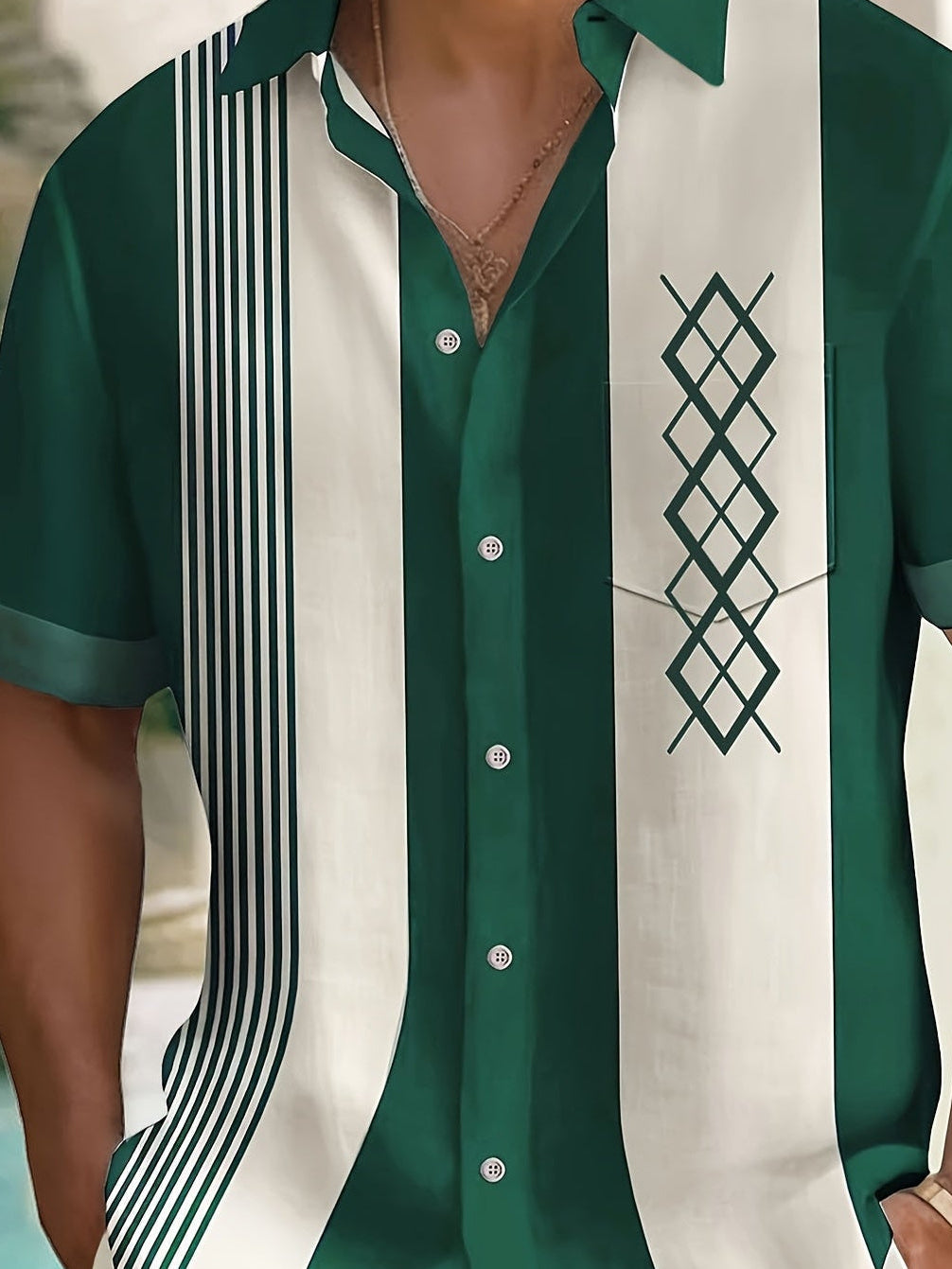 Holt | Men's Retro Bowling Short Sleeve Shirt