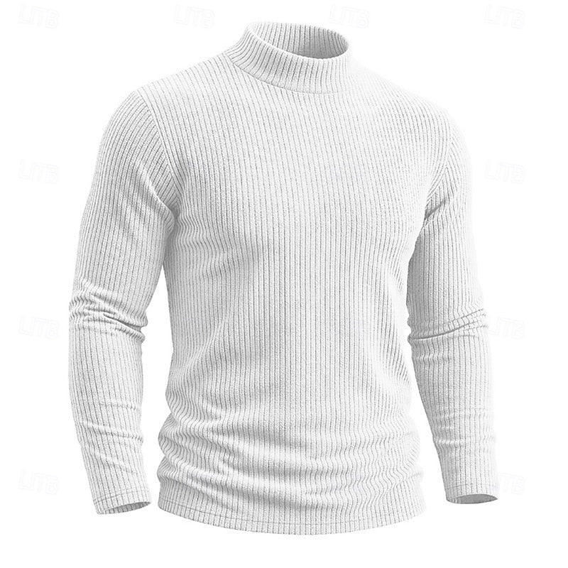 Callahan™ | Ribbed Mock-Neck Top