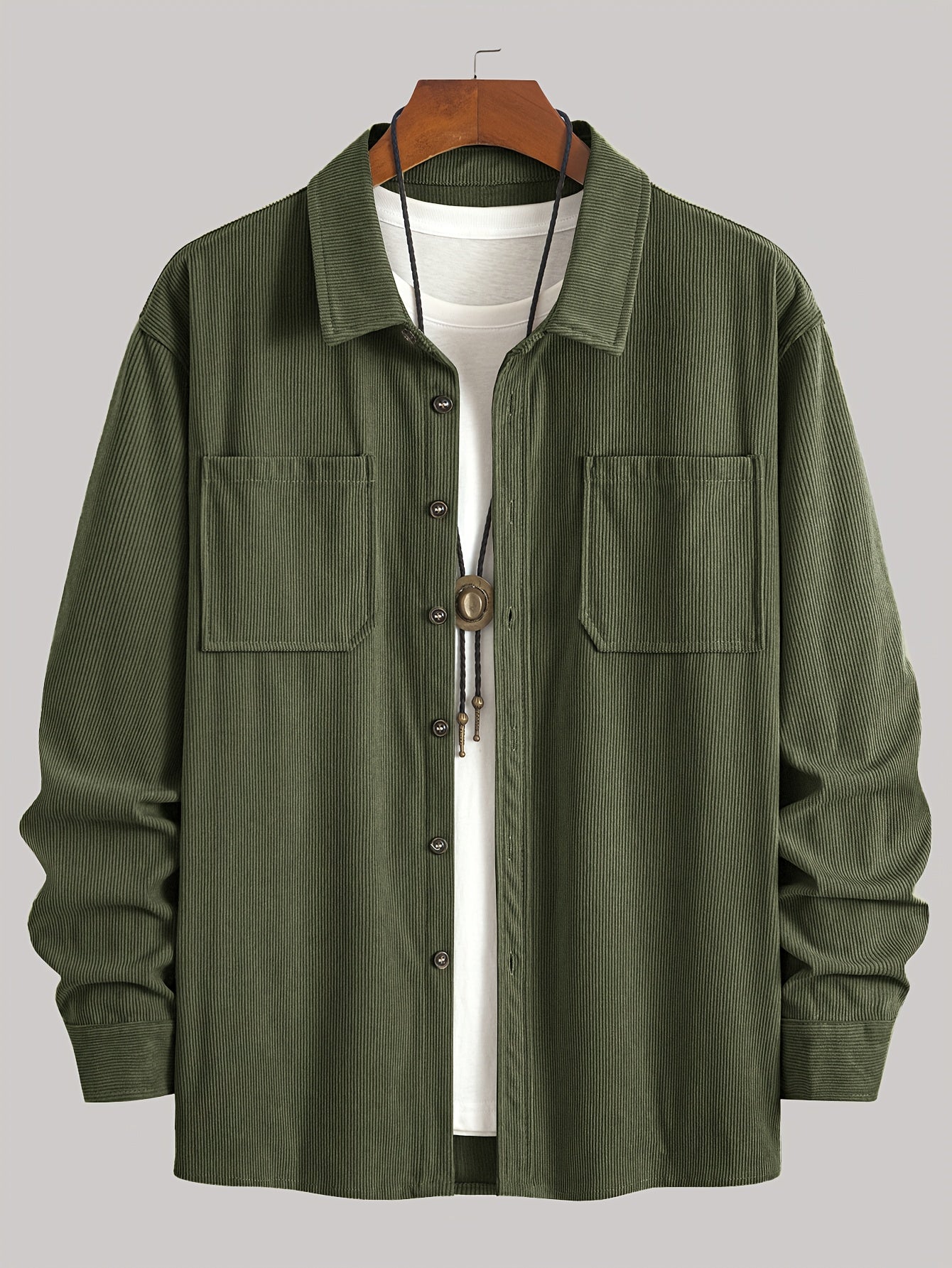 Bryce | Ribbed Textured Overshirt