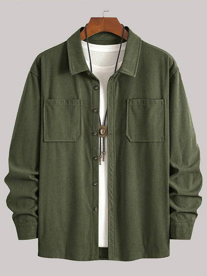 Bryce | Ribbed Textured Overshirt