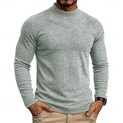 Callahan™ | Ribbed Mock-Neck Top