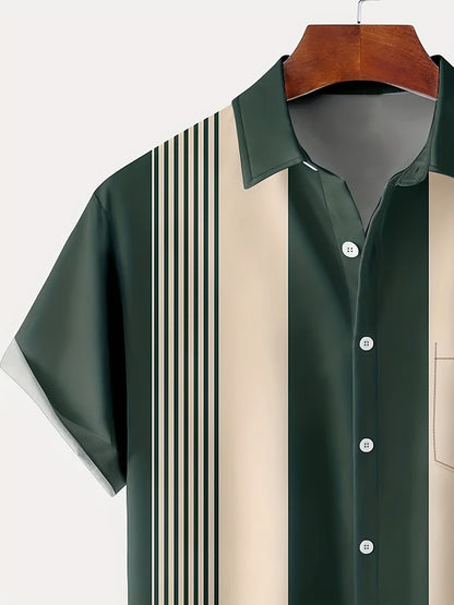Holt | Men's Retro Bowling Short Sleeve Shirt