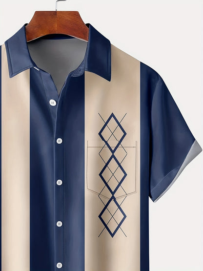 Holt | Men's Retro Bowling Short Sleeve Shirt