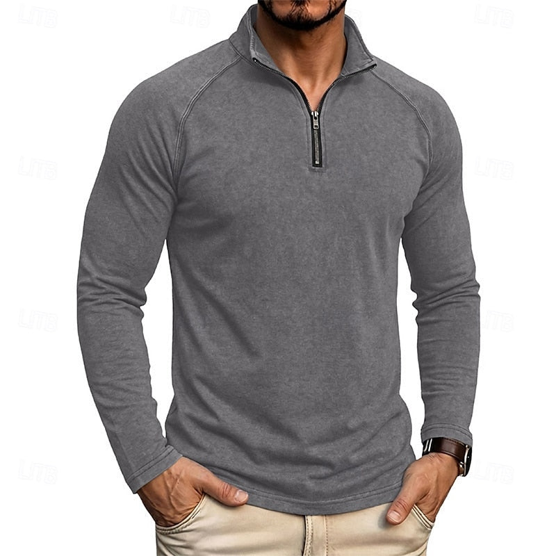 Nicholas™ | Relaxed Zip-Neck Top