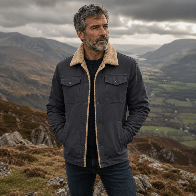 Wyatt™ | Sherpa-Lined Trucker Jacket