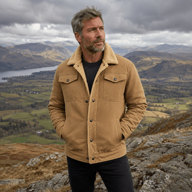 Wyatt™ | Sherpa-Lined Trucker Jacket