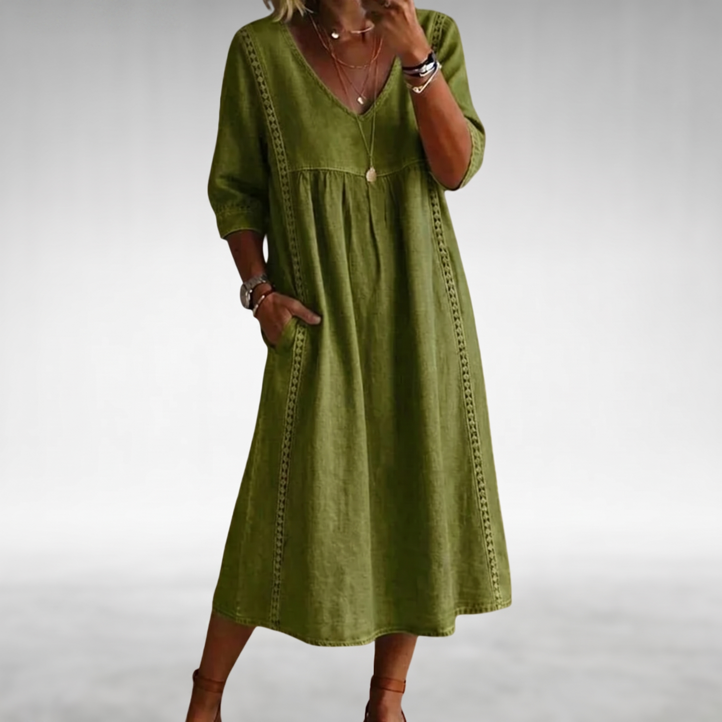 Valerie™ Comfort Midi Dress