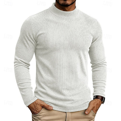 Callahan™ | Ribbed Mock-Neck Top