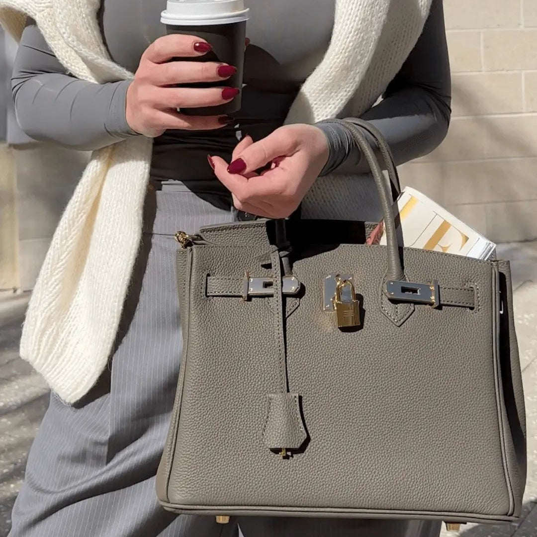 Heather™ | Classic Leather Handbag