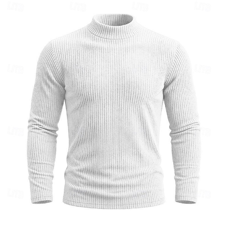 Callahan™ | Ribbed Mock-Neck Top