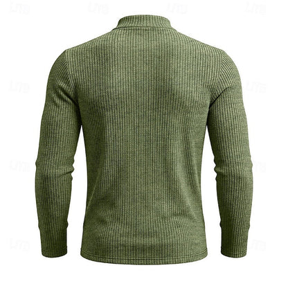 Callahan™ | Ribbed Mock-Neck Top