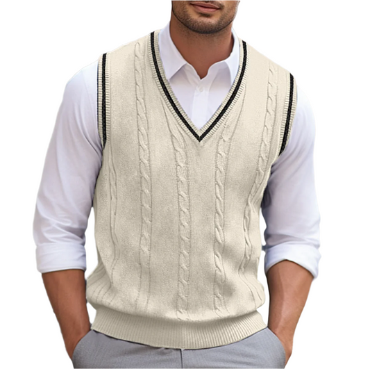 Floyd | Men's Sleeveless V Neck Knit Vest