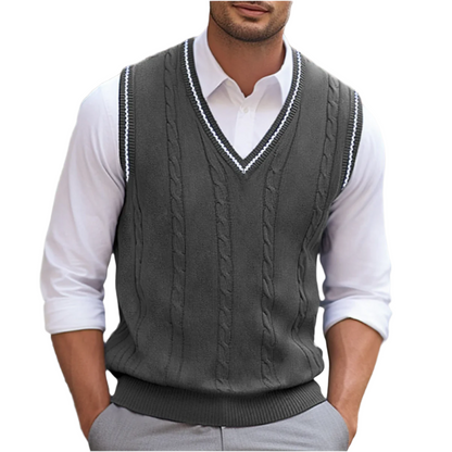 Floyd | Men's Sleeveless V Neck Knit Vest