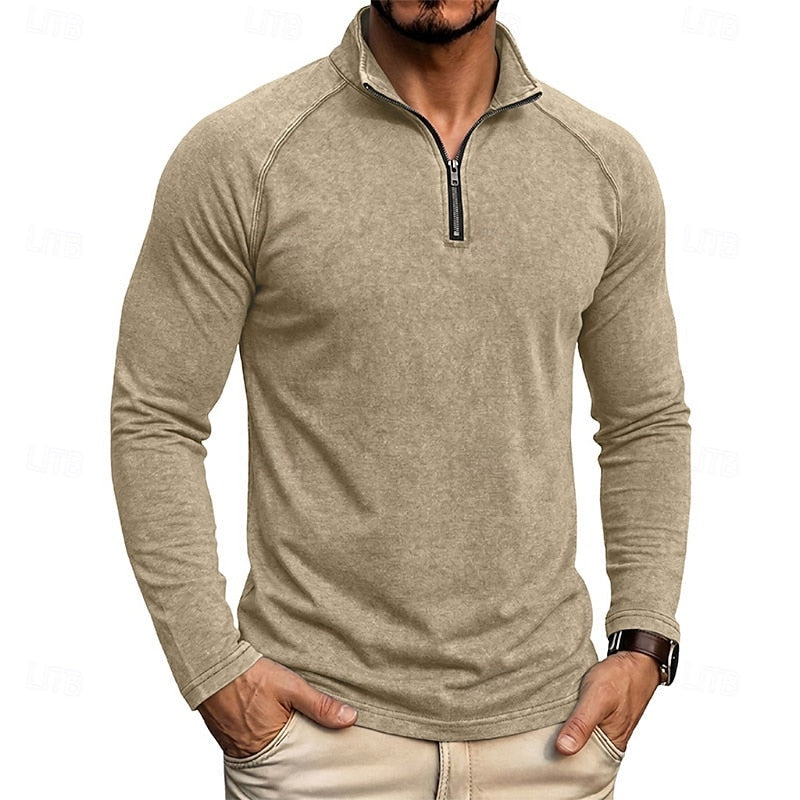 Nicholas™ | Relaxed Zip-Neck Top
