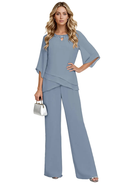 Marguerite™ | Loose-Fit Formal Pant Set