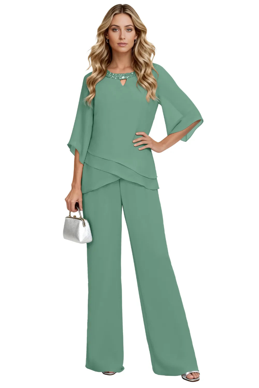 Marguerite™ | Loose-Fit Formal Pant Set