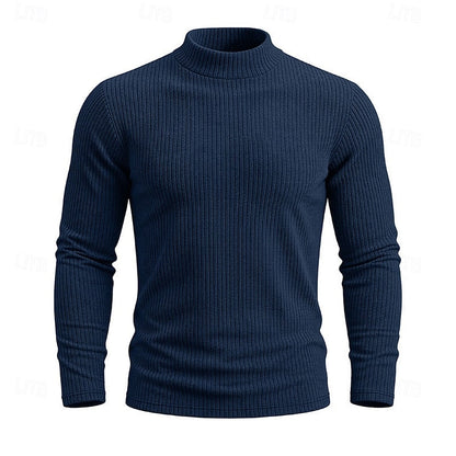 Callahan™ | Ribbed Mock-Neck Top