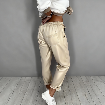 Tessa™ | V-Neck Top & High-Waist Pants Set