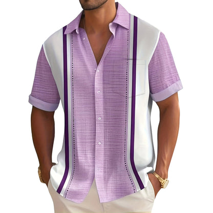 Liam | Striped Resort Shirt