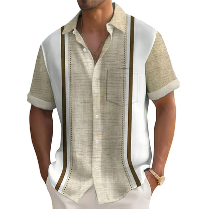 Liam | Striped Resort Shirt