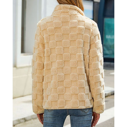 Rosabel™ | Textured Stand-Collar Jacket