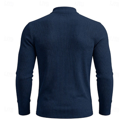 Callahan™ | Ribbed Mock-Neck Top