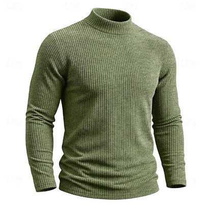 Callahan™ | Ribbed Mock-Neck Top